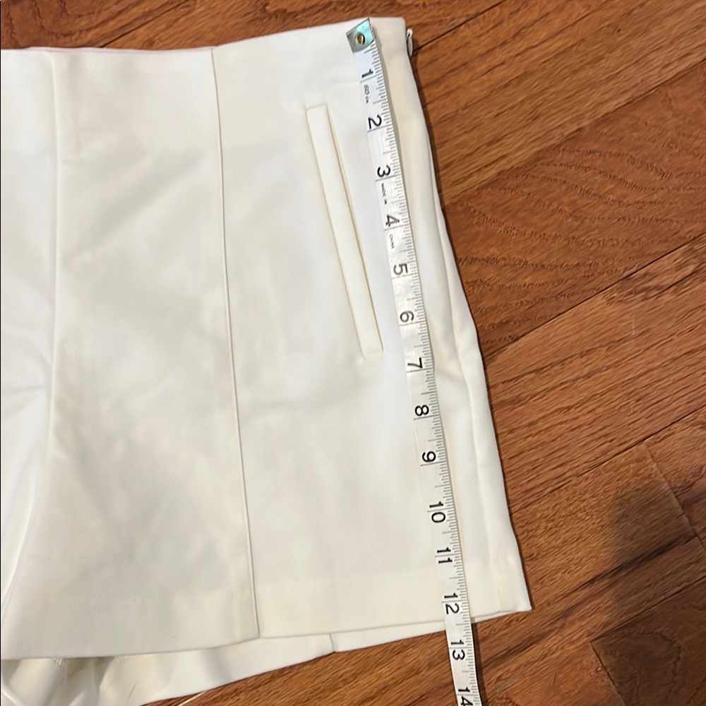 Women's White Shorts - Picture 8 of 10